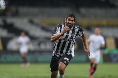 Diego entrou no segundo tempo, teve boa movimentação e quase marcou para o time mineiro