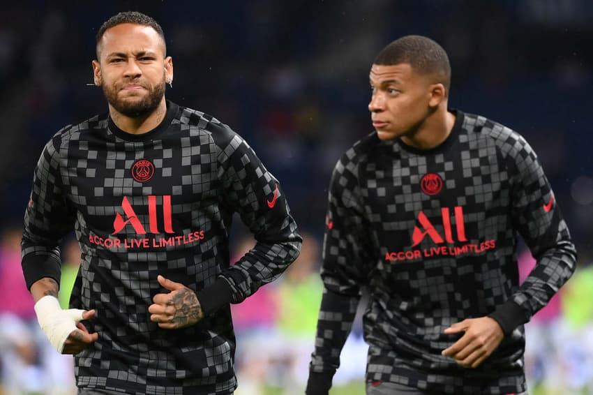 Neymar e Mbappé - PSG