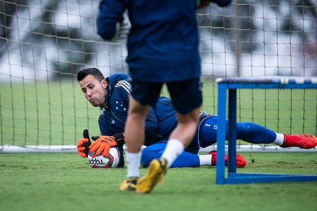 Treino do Cruzeiro - Fabio