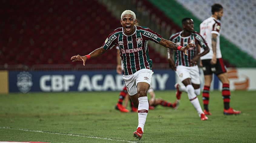 Fluminense x Flamengo - Comemoração John Kenedy