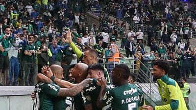 Palmeiras x Sport - Celebração
