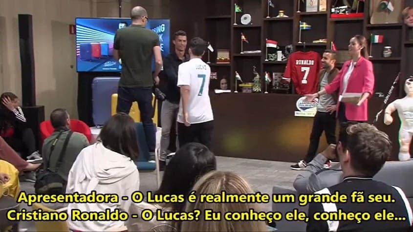 Lucas Mendes - Fã do Cristiano Ronaldo