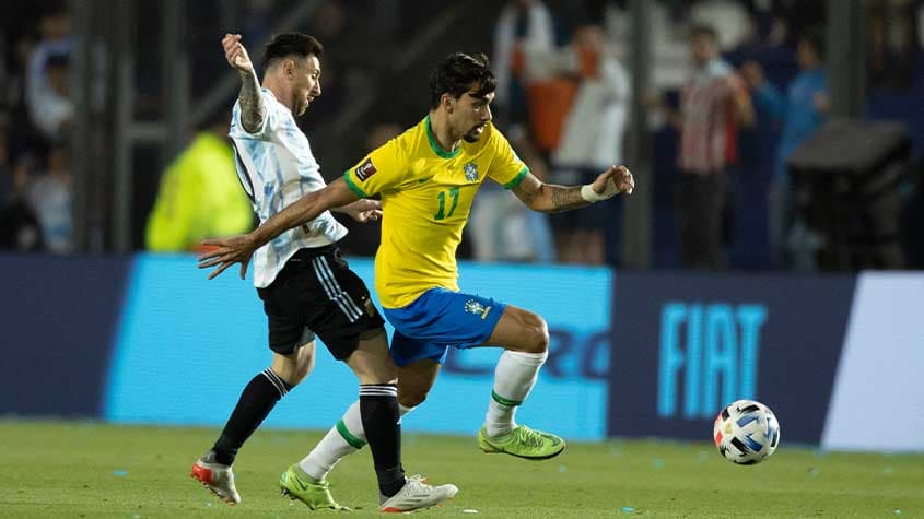 Argentina x Brasil - Lucas Paquetá