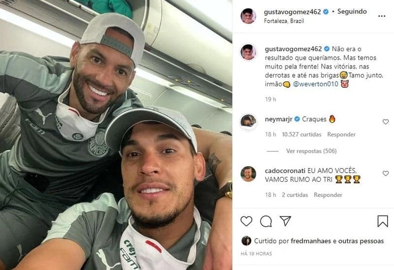 Weverton e Gómez