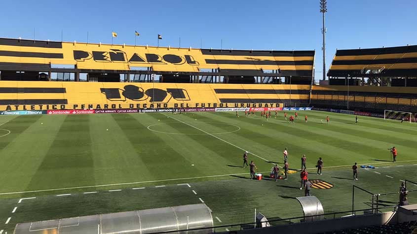 Treino Flamengo - Libertadores