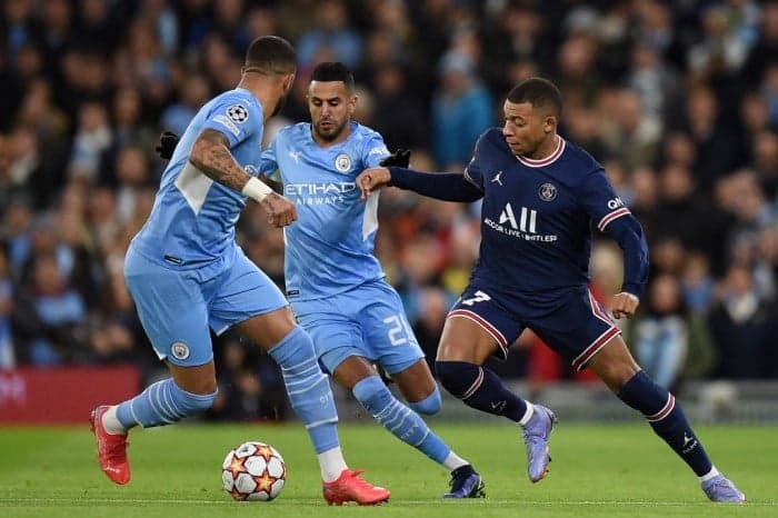 Manchester City x PSG - Mbappé