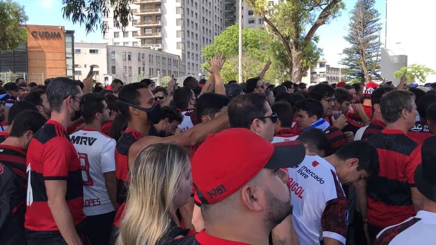 Torcida Flamengo x Palmeiras - final da Libertadores