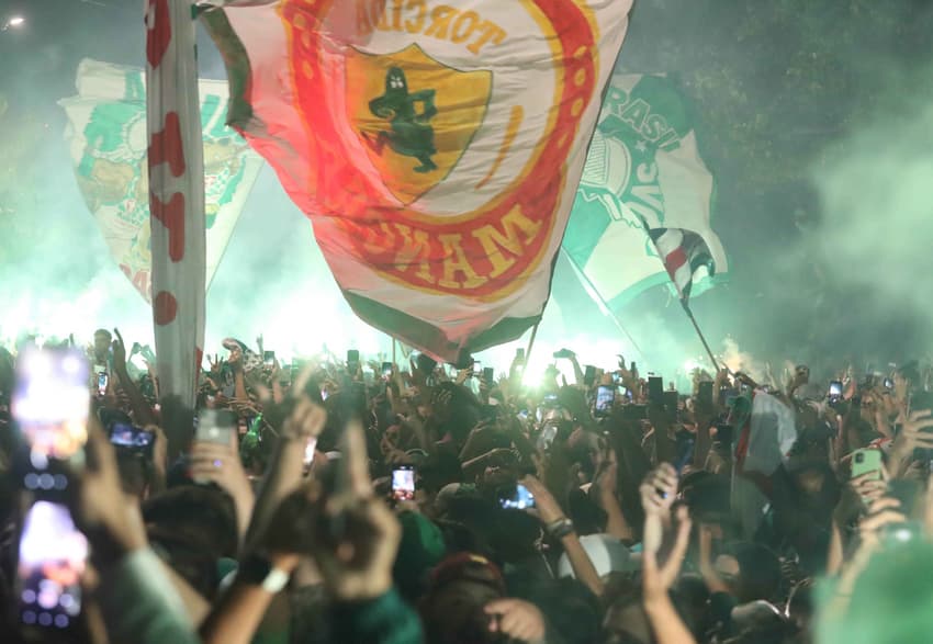 Festa Palmeiras com a torcida