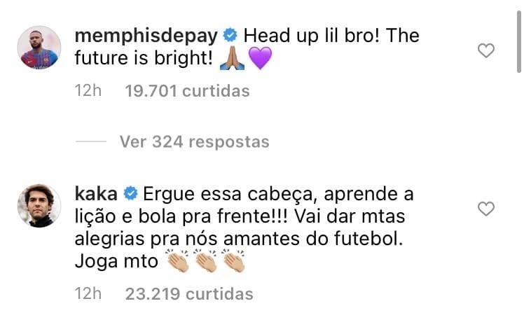 Jogadores se solidarizam com Andreas Pereira