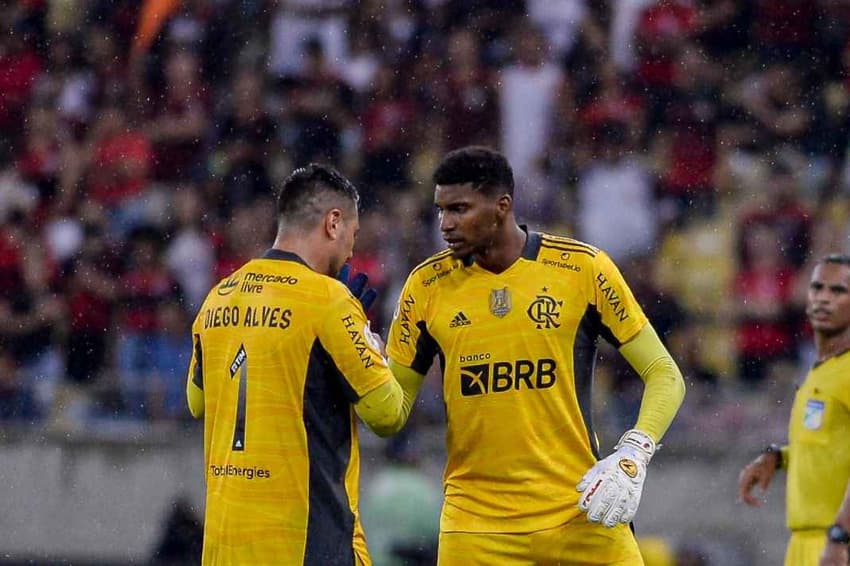 Diego Alves e Hugo - Flamengo