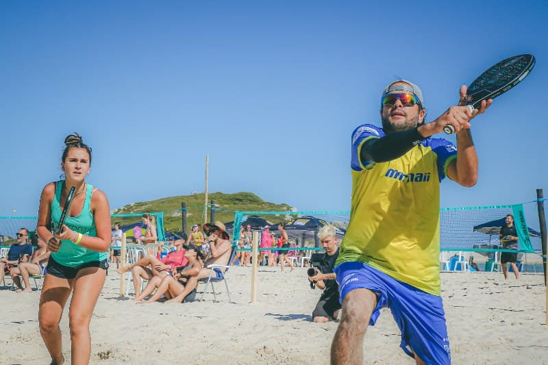 Além do feminino, Marchezine venceu nas duplas mistas jogando ao lado do tetracampeão mundial Vini Font.