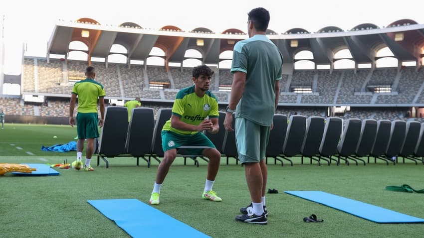 Gustavo Scarpa - Palmeiras treino Mundial