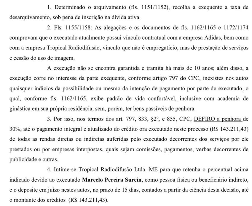 Processo Marcelinho Carioca