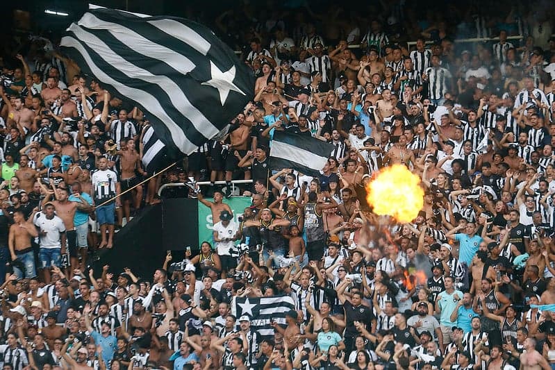 Botafogo x Corinthians - torcida do Botafogo