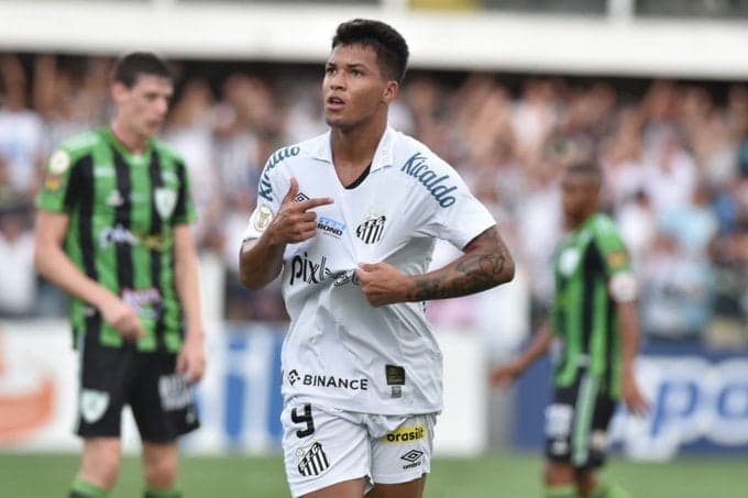 Marcos Leonardo - Santos x América-MG