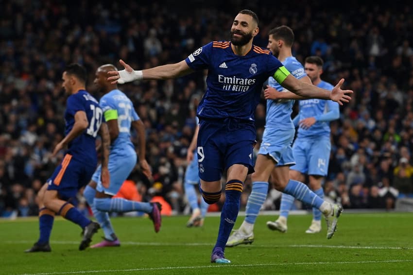 Manchester City x Real Madrid - Benzema