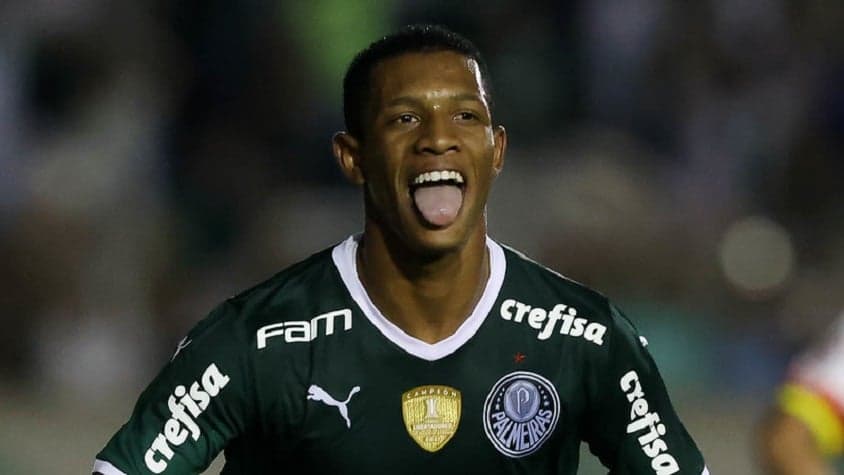 Danilo com a camisa do Palmeiras