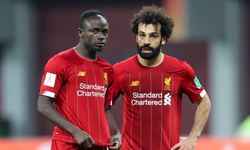 Mané e Salah foram vitoriosos no Liverpool (Foto: Karim Jaafar/AFP)