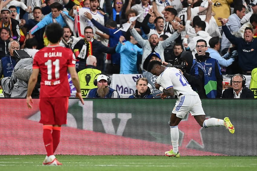 Vini Jr e Salah - Liverpool x Real Madrid