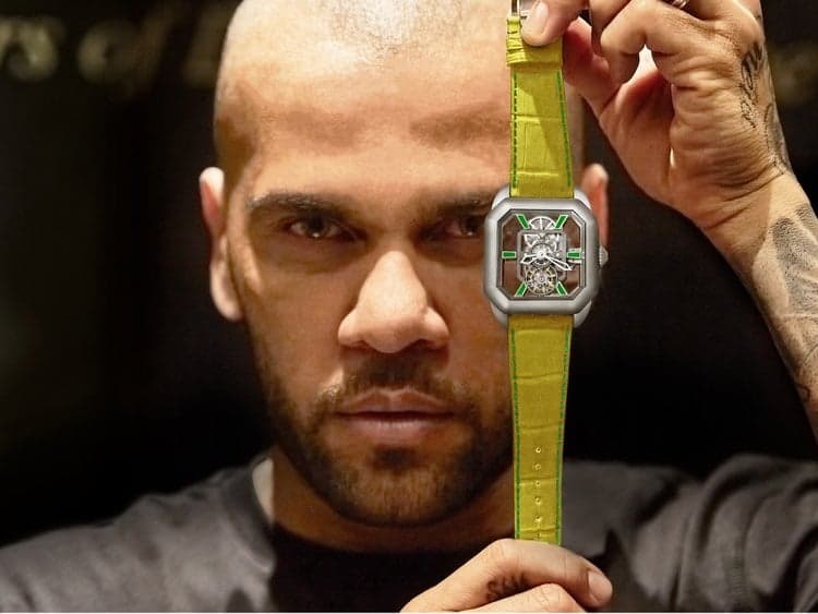 Daniel Alves - linha de relógios