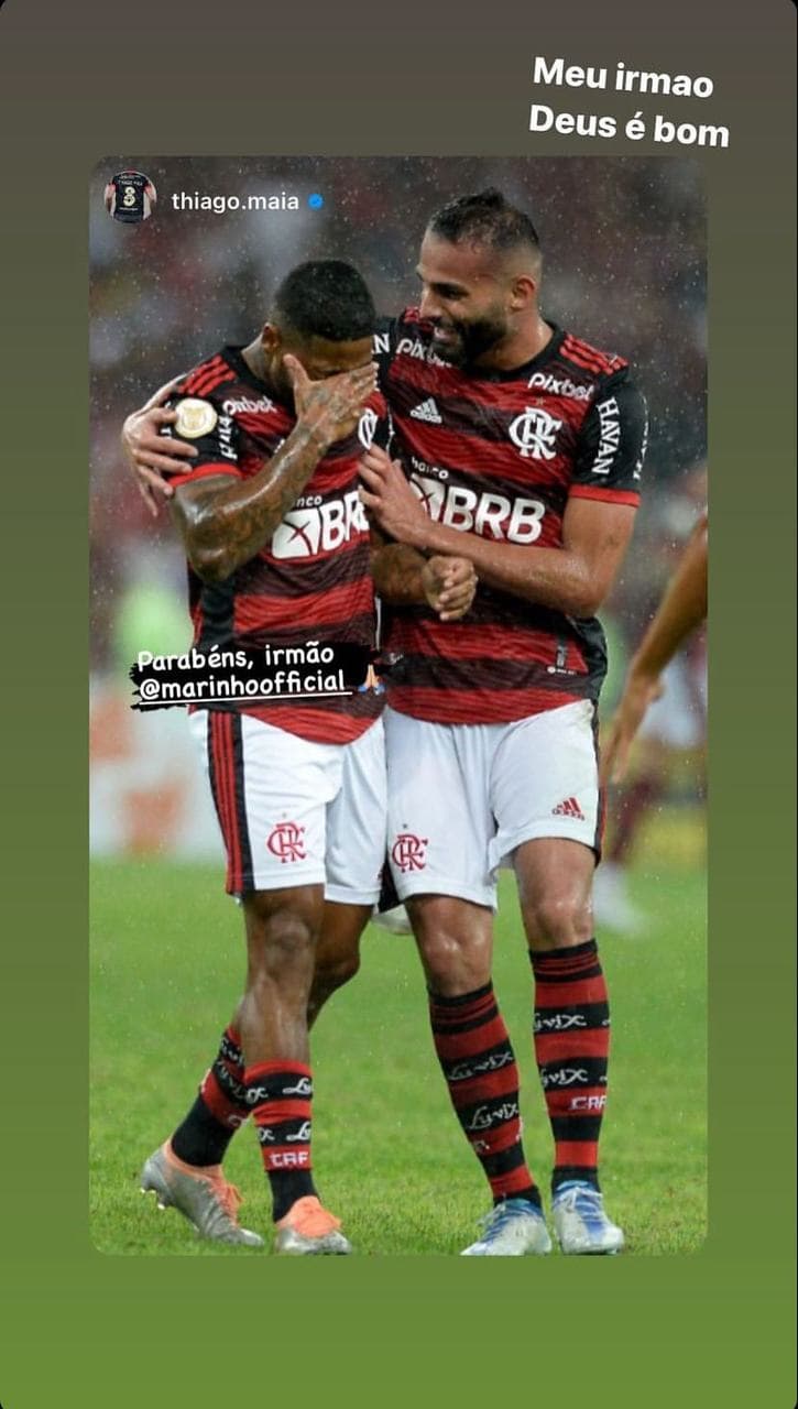 Marinho e Thiago Maia