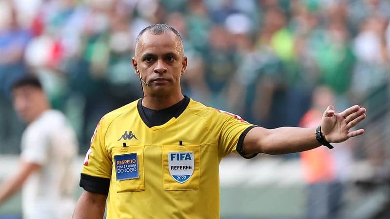 Wilton Pereira Sampaio é o árbitro de Flamengo x Palmeiras (Foto: Cesar Greco/Palmeiras)