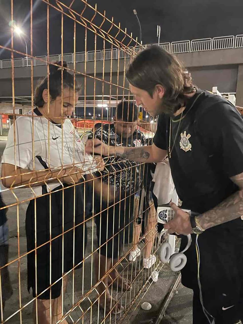 Cássio - Recepção Fortaleza - Ceará x Corinthians - Brasileirão 2022