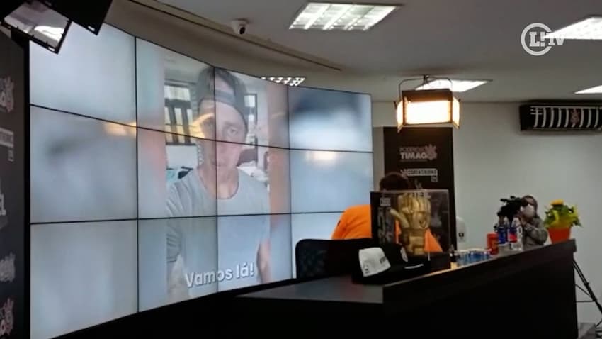 Cássio e Tom Brady