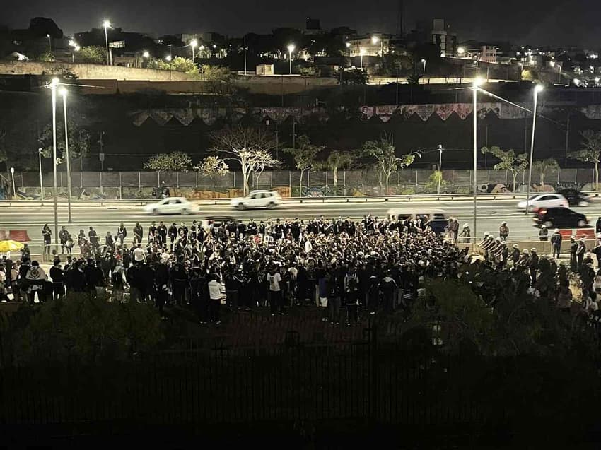 Protesto Corinthians Radial Leste