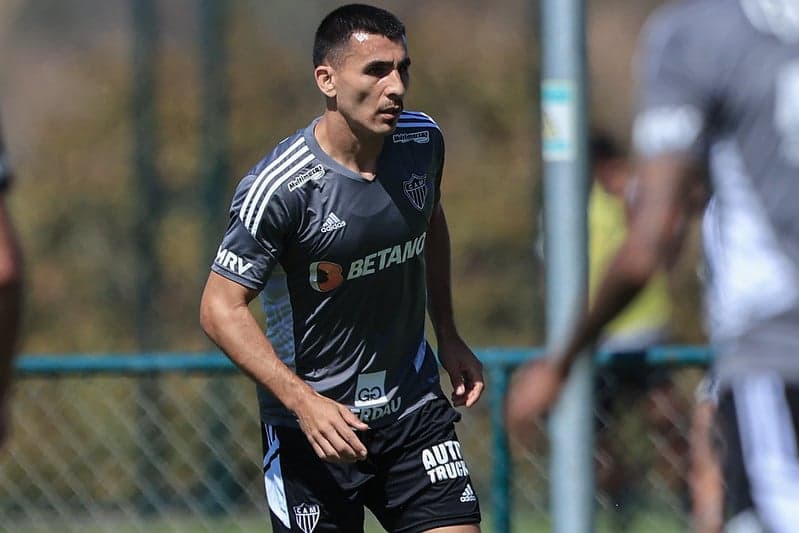 Junior Alonso em treino no Atlético-MG