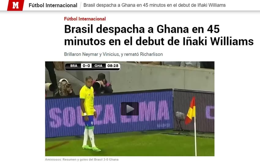 Brasil x Gana - Jornal 