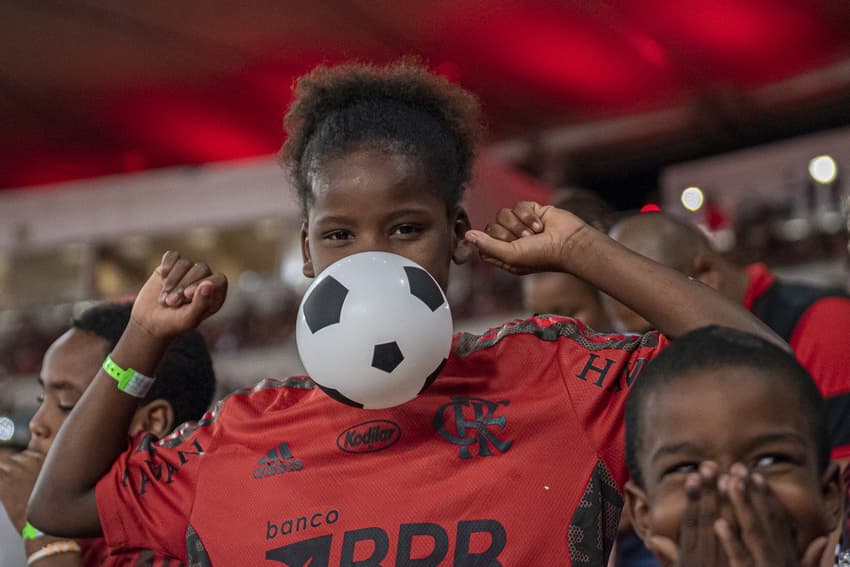 Crianças Flamengo Maracanã