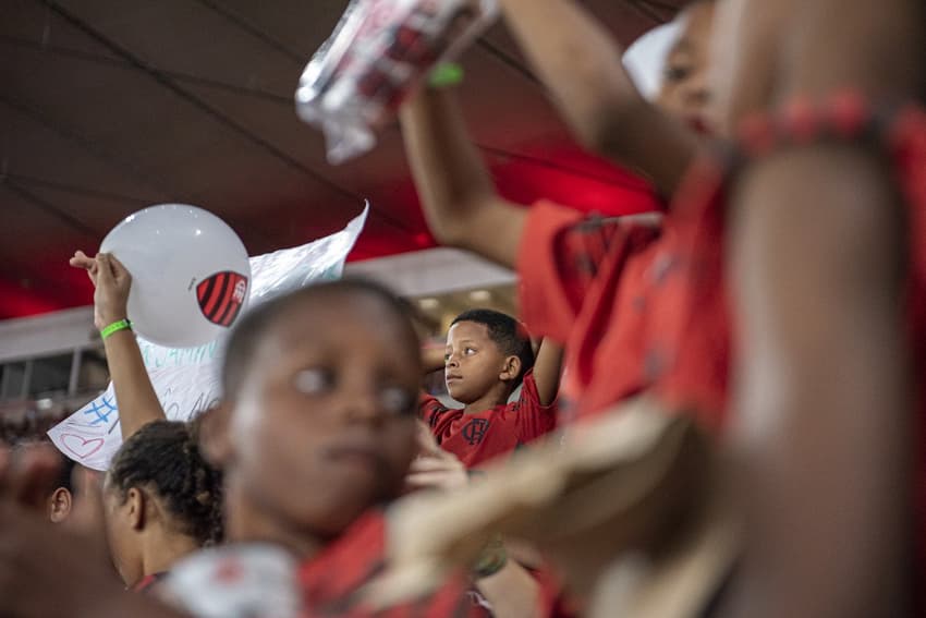 Crianças Flamengo Maracanã