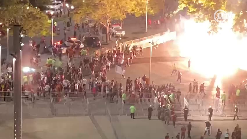 Confusão Torcida Flamengo Maracanã