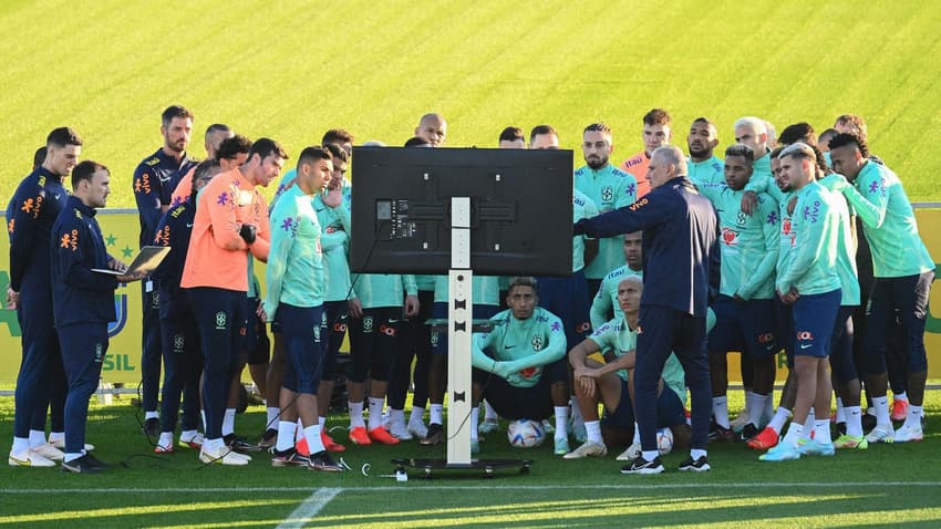 Treino da Seleção Brasileira em Turim - 16/11