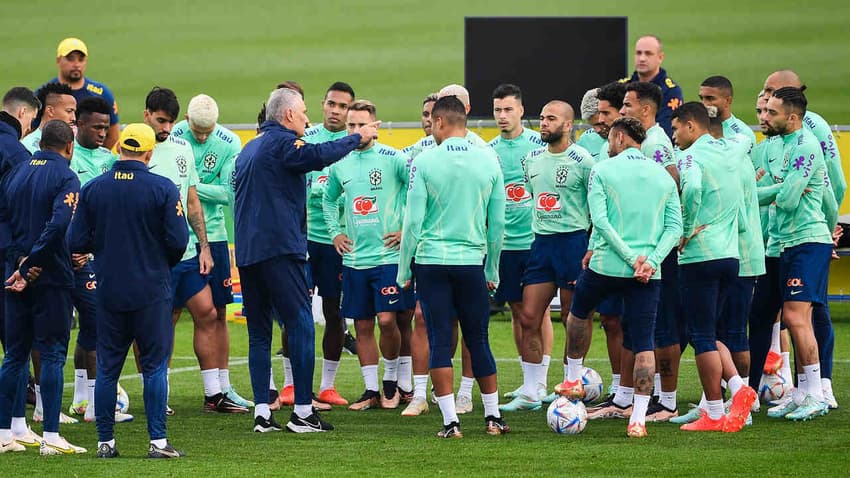 Treino da Seleção Brasileira em Turim - 17/11