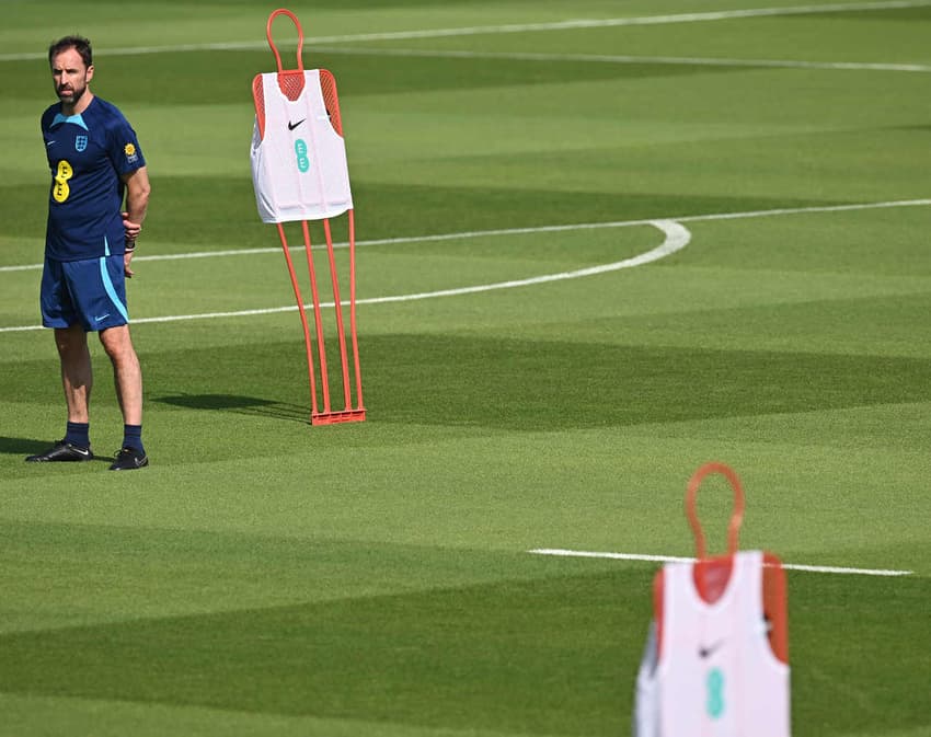 Gareth Southgate - Treino Inglaterra Copa 202