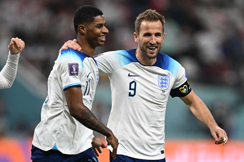 Harry Kane e Sterling - Copa do Mundo 2022 - Inglaterra 6 x 2 Irã