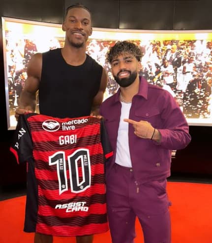 Gabigol e Jimmy Butler