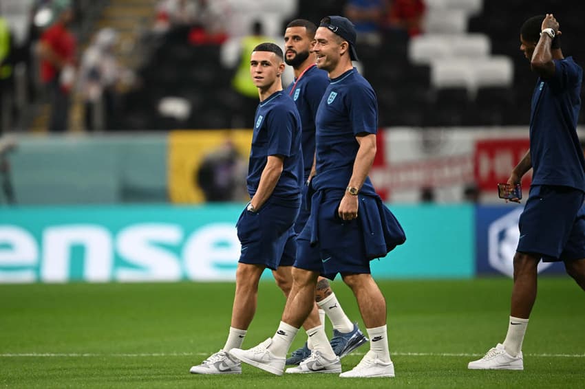 Kyle Walker, Phil Foden e Jack Grealish