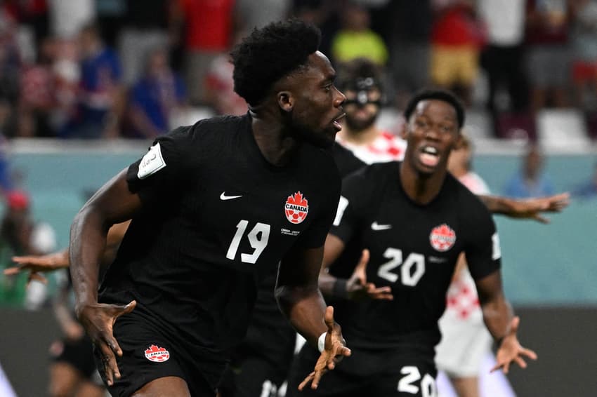 Davies marcou com 1 minuto e 8 segundos diante da Croácia na Copa do Mundo de 2022