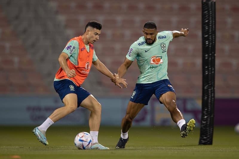 Martinelli - Treino Seleção Brasileira