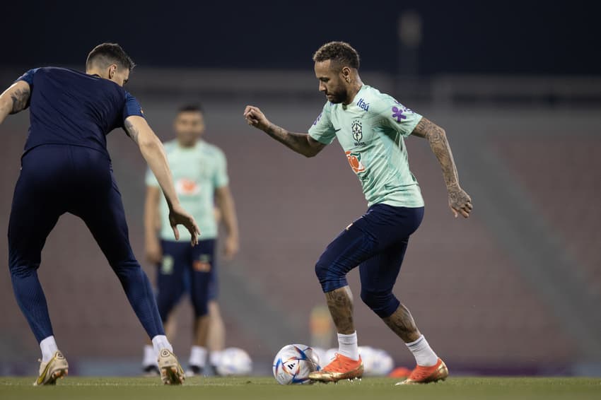 Treino do Brasil - Neymar