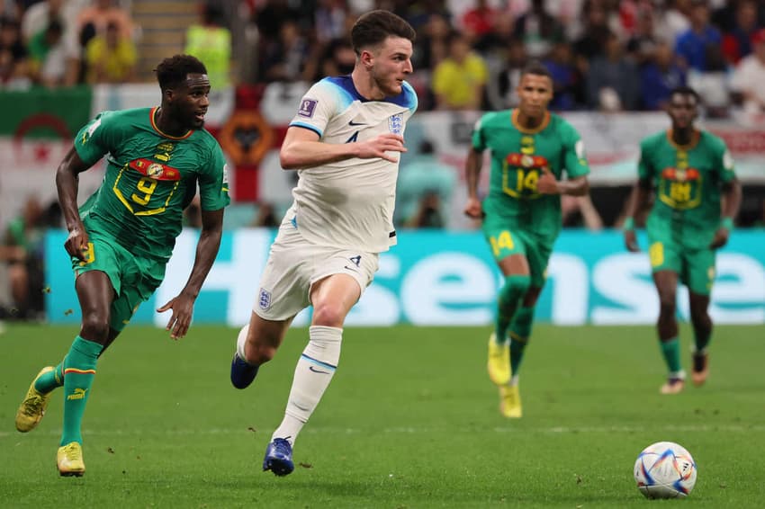 Inglaterra x Senegal - Copa do Mundo 2022 - Declan Rice