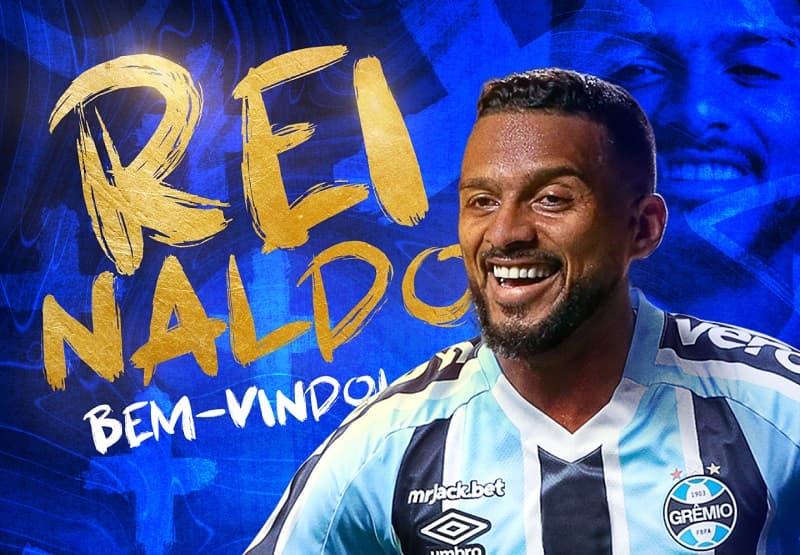 Reinaldo anunciado pelo Grêmio