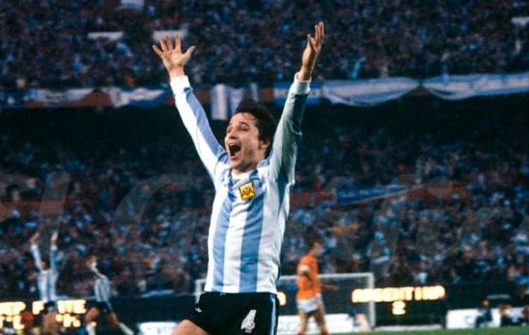 Bertoni - atacante da Argentina na Copa de 1978