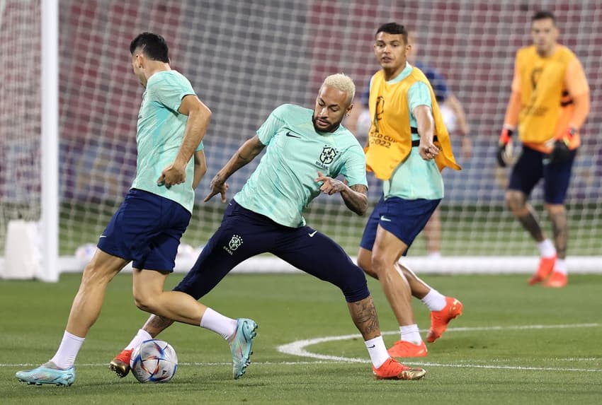 Treino da Seleção Brasileira em Doha - 08/12