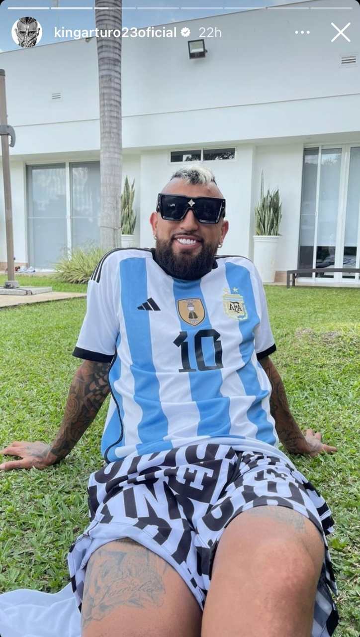 Vidal Argentina Messi