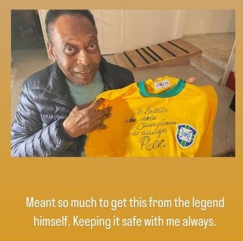 Pelé e Hamilton