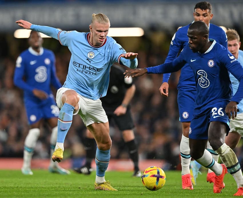 Chelsea x Manchester City - Haaland e Koulibaly